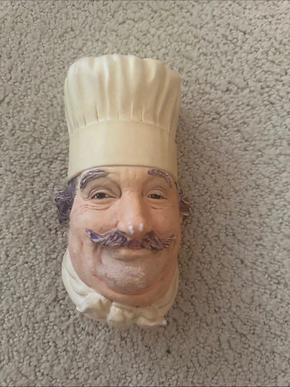 Vintage Cream Chef Wall Decoration Head - Decorative 1969 CHEF Bossons England